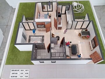 Floor Plan in 2 BHK Apartment at Sector 143 – for Sale