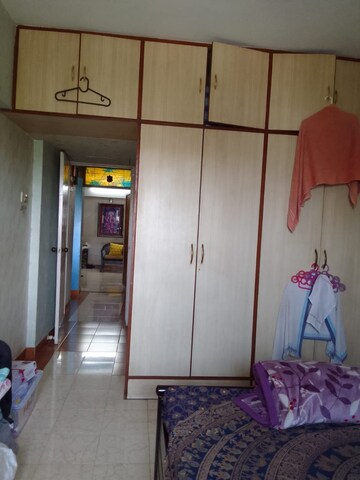 Bathroom in 2 BHK Apartment at Divya Srushti CHS, Kandivali West – for Rent