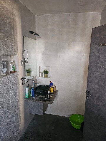 Bathroom in 3 BHK Apartment at Regency Towers, Kavesar – for Sale