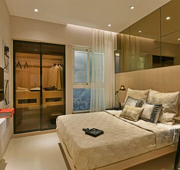 Bedroom in 2 BHK Apartment at Rustomjee Uptown Urbania, Majiwada – for Sale