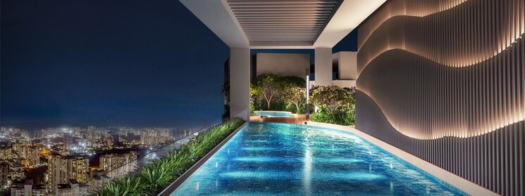 Swimming Pool, rustomjee-uptown-urbania 2 Bedroom 633 Sq.Ft. Apartment In Majiwada Thane 7083487