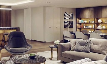 Living Room in 4 BHK Apartment at Godrej Tropical Isle, Sector 146 – for Sale