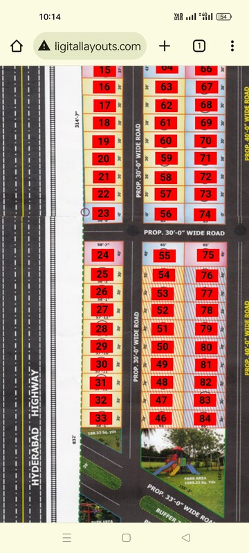  Plot – Exterior View View at Bibinagar - for Sale