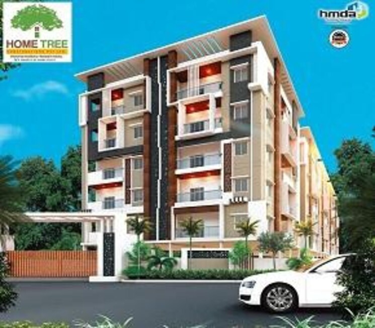 Exterior View, home-tree-xi 3 Bedroom 1385 Sq.Ft. Apartment In Osman Nagar Hyderabad 7086145