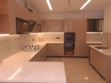 Kitchen in 4 BHK Builder Floor at Unitech South City 1, Sector 41 – for Sale