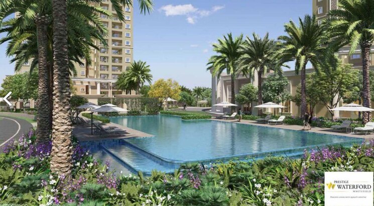 Swimming Pool, prestige-waterford 3.5 Bedroom 2027 Sq.Ft. Apartment In Whitefield Bangalore 7087776