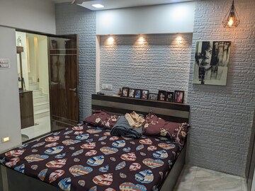Bedroom in 2 BHK Apartment at Channel Tower, Kopar Khairane – for Sale