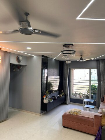 Living Room in 1 BHK Apartment at Ajmera Boulevard, Malad West – for Sale