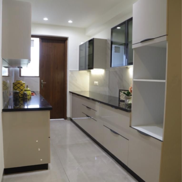 Kitchen in 3 BHK Apartment at Dasmesh Nagar – for Sale