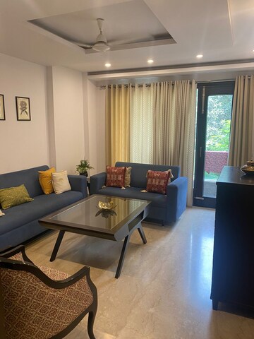 Living Room in 3 BHK Builder Floor at Lajpat Nagar ii – for Sale