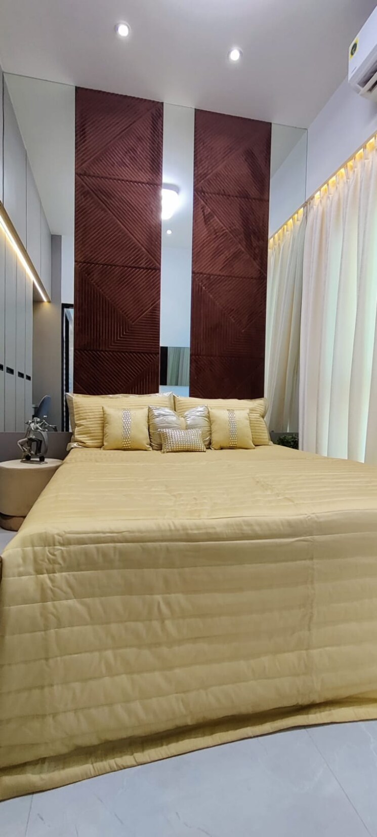 Bedroom, unique-sky-city 1 Bedroom 285 Sq.Ft. Apartment In Nilemore Palghar 7095809