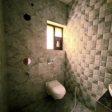 Bathroom in 3 BHK Builder Floor at Motia Blue Ridge, Kishanpura – for Sale
