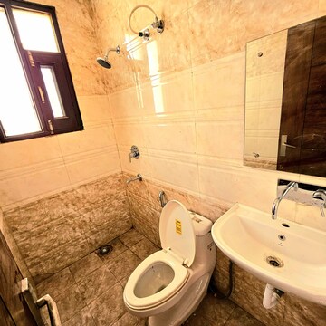 Bathroom in 3 BHK Builder Floor at Motia Blue Ridge, Kishanpura – for Sale