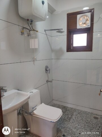 Bathroom in 3 BHK Builder Floor at Mehrauli – for Sale