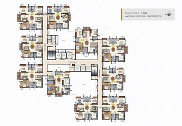 Master Plan in 3 BHK Apartment at Raghava Wave, Tellapur – for Sale