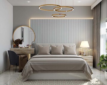 Master Bedroom in 3 BHK Builder Floor at Ansal Sushant Floors, Sushant Lok ii – for Sale