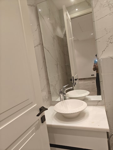 Bathroom in 4 BHK Builder Floor at Vasant Vihar – for Sale