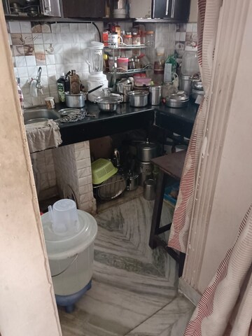 Kitchen in Studio Builder Floor at Lajpat Nagar – for Rent