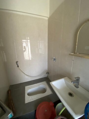 Bathroom in 1 BHK Apartment at Gurukrupa Marina Enclave, Malad West – for Sale