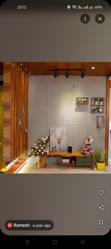 Living Room in 1 RK Apartment at NCC Urban One, Narsingi – for Sale