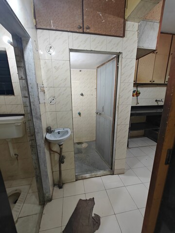 Bathroom in 1 RK Apartment at Nerul Sector 20 – for Sale