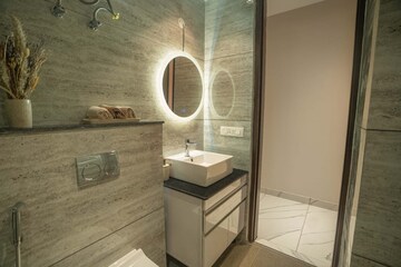 Bathroom in 3 BHK Apartment at High Ground – for Sale