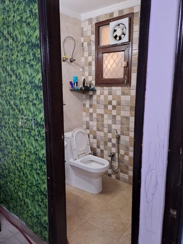 Bathroom in 2 BHK Builder Floor at Chattarpur – for Sale