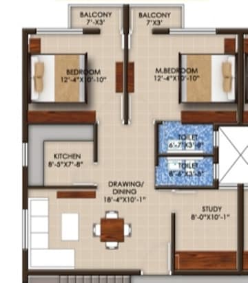 2.5 BHK Apartment For Resale in Pratap Nagari Cuttack  7106141