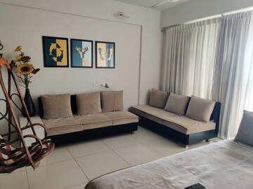 Living Room in 3 BHK Apartment at Godrej Garden City, Jagatpur – for Sale