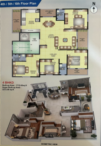 4 BHK Builder Floor For Resale in Deendayal Nagar Nagpur  7107319