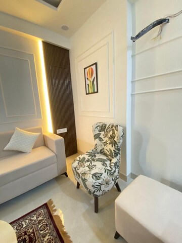 Living Room in 3 BHK Apartment at Tanishk Kanak Vrinda Heights, Patrakar Colony – for Sale