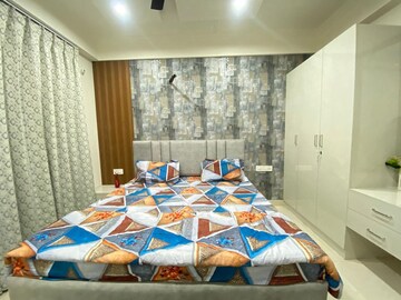 Bedroom in 3 BHK Apartment at Tanishk Kanak Vrinda Heights, Patrakar Colony – for Sale