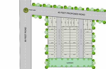 Master Plan in 2 BHK Independent House at Dindoli – for Sale