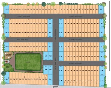 Master Plan in 2 BHK Independent House at Dindoli – for Sale