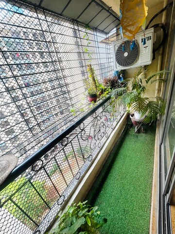 Balcony in 1 BHK Apartment at Parsik Nagar – for Sale