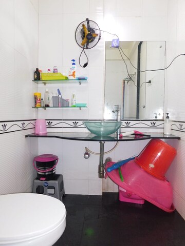 Bathroom in 2 BHK Apartment at Lake Florence, Powai – for Sale