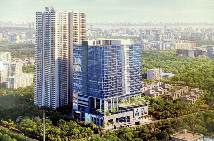 Exterior View, sas-diamond-towers Commercial Office Space in IT/SEZ 100000 Sq.Ft. In Financial District Hyderabad 7113643