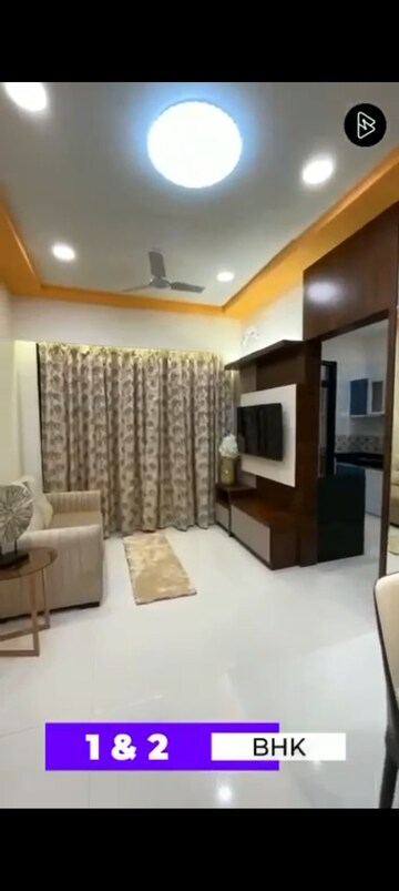 Living Room in 2 BHK Apartment at Kaneri Heights, Naigaon East – for Sale