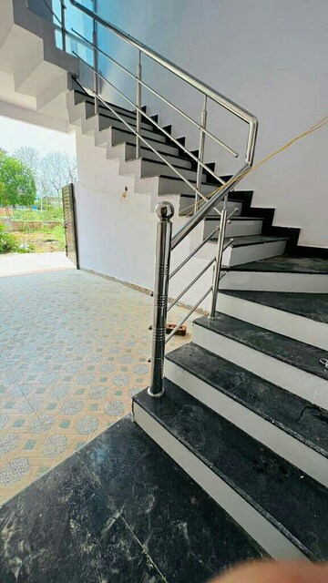 Staircase in 2 BHK Villa at Sultanpur Road – for Sale