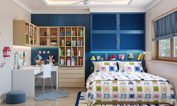 Bedroom in 2 BHK Builder Floor at Godrej Meridien, Sector 106 – for Sale