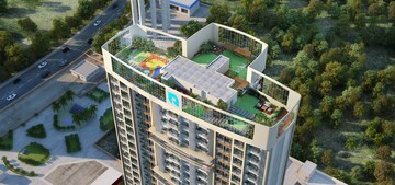 Balcony in 2 BHK Apartment at Raunak Unnathi Woods Supreme, Ghodbunder Road – for Sale