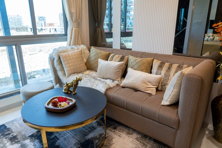 Living Room, leo-eminence 1 Bedroom 422 Sq.Ft. Apartment In Bandra Kurla Complex Mumbai 7120086