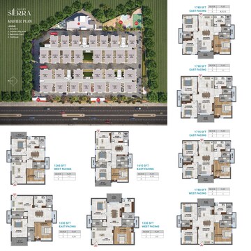 Master Plan in 3 BHK Apartment at Sujay Sierra, Bachupally – for Sale