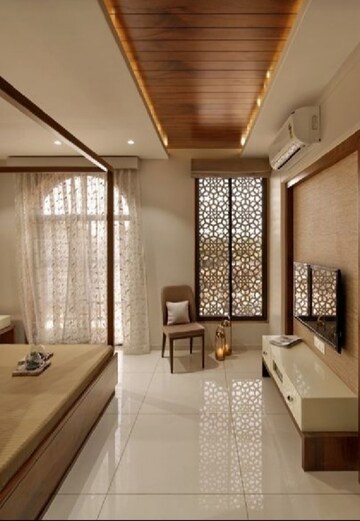 Living Room in 3 BHK Builder Floor at Igi Airport Area – for Sale