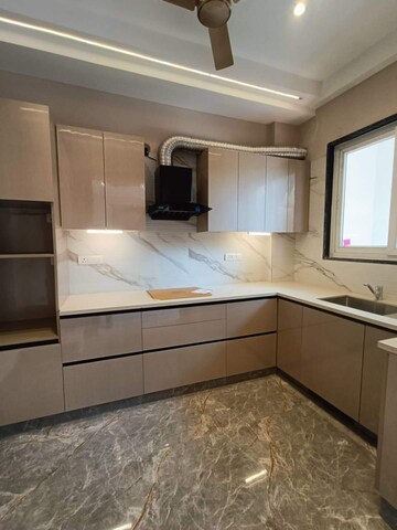 Kitchen in 3.5 BHK Builder Floor at Sainik Colony – for Sale