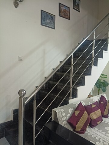 Staircase in 3 BHK Independent House at MS Enclave Zirakpur, Dhakoli Village – for Sale