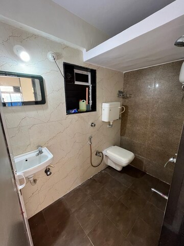 Bathroom in 1 BHK Apartment at Prerana CHS, Borivali West – for Sale