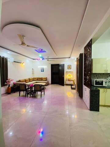 Living Room in 3 BHK Builder Floor at Green Fields Colony – for Sale