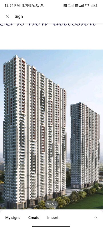 3 BHK Apartment – Exterior View View at ASBL Loft, Financial District - for Sale