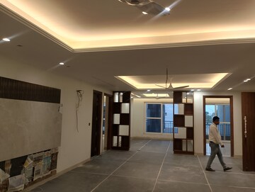 Living Room in 3 BHK Apartment at Kolshet Industrial Area – for Rent